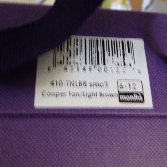 Pediped Cooper 6-12 months infant leather mocs shoes tan brown NWT - Picture 5 of 5